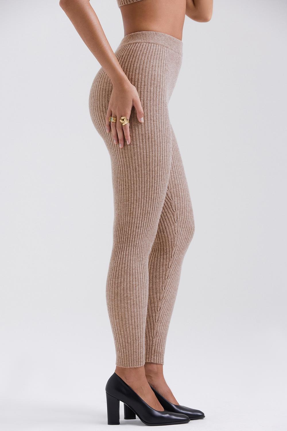 Gene  beige soft fluffy knit cardigan - sale Product Image