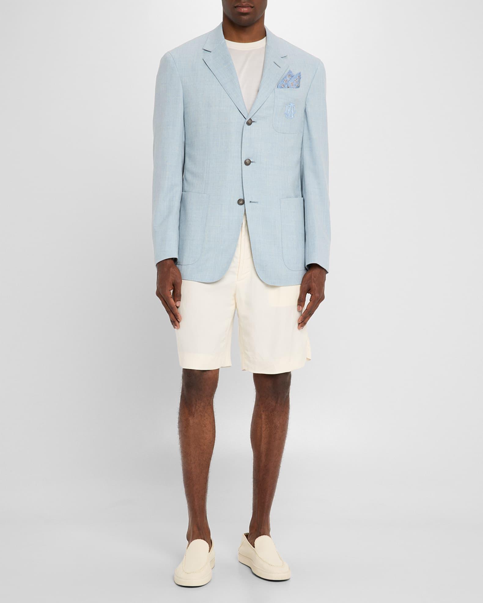 Men's Wool Flannel Single-Breasted Sport Coat Product Image