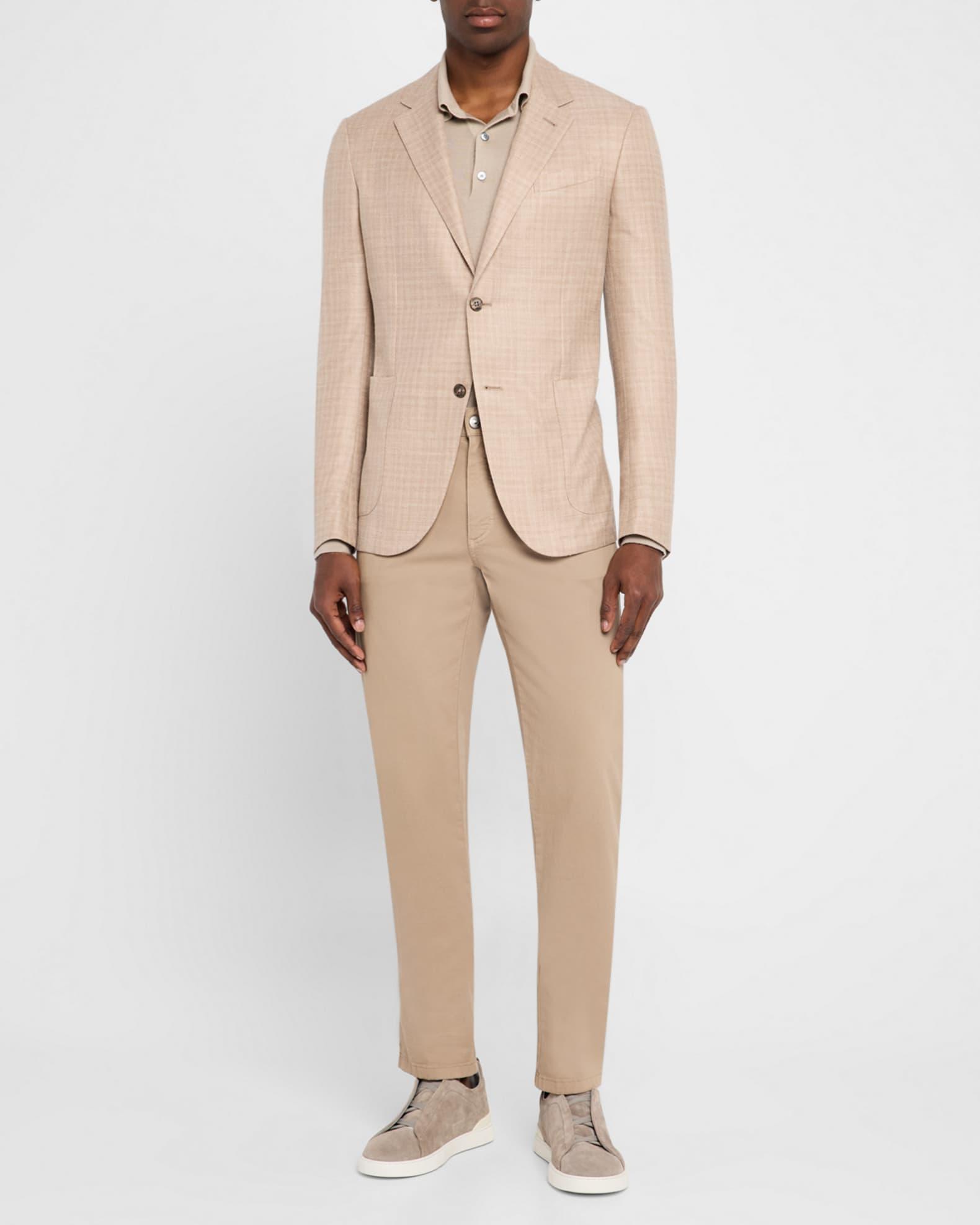 Men's Tonal Plaid Sport Coat Product Image