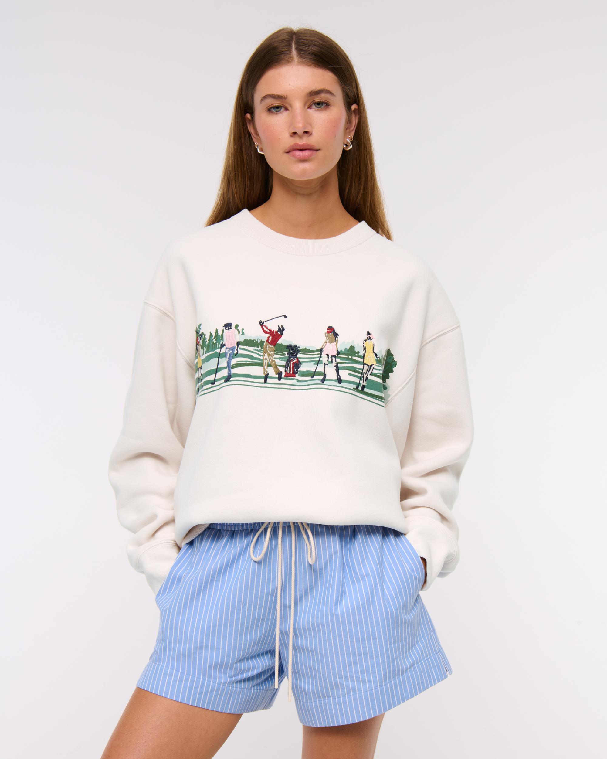 Golf Graphic Oversized Sunday Crew Product Image