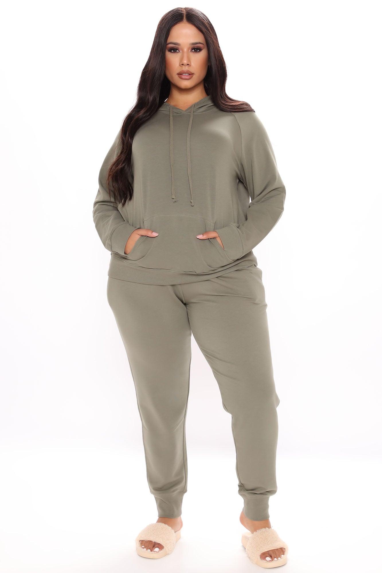 Latest And Greatest French Terry Jogger - Olive Product Image