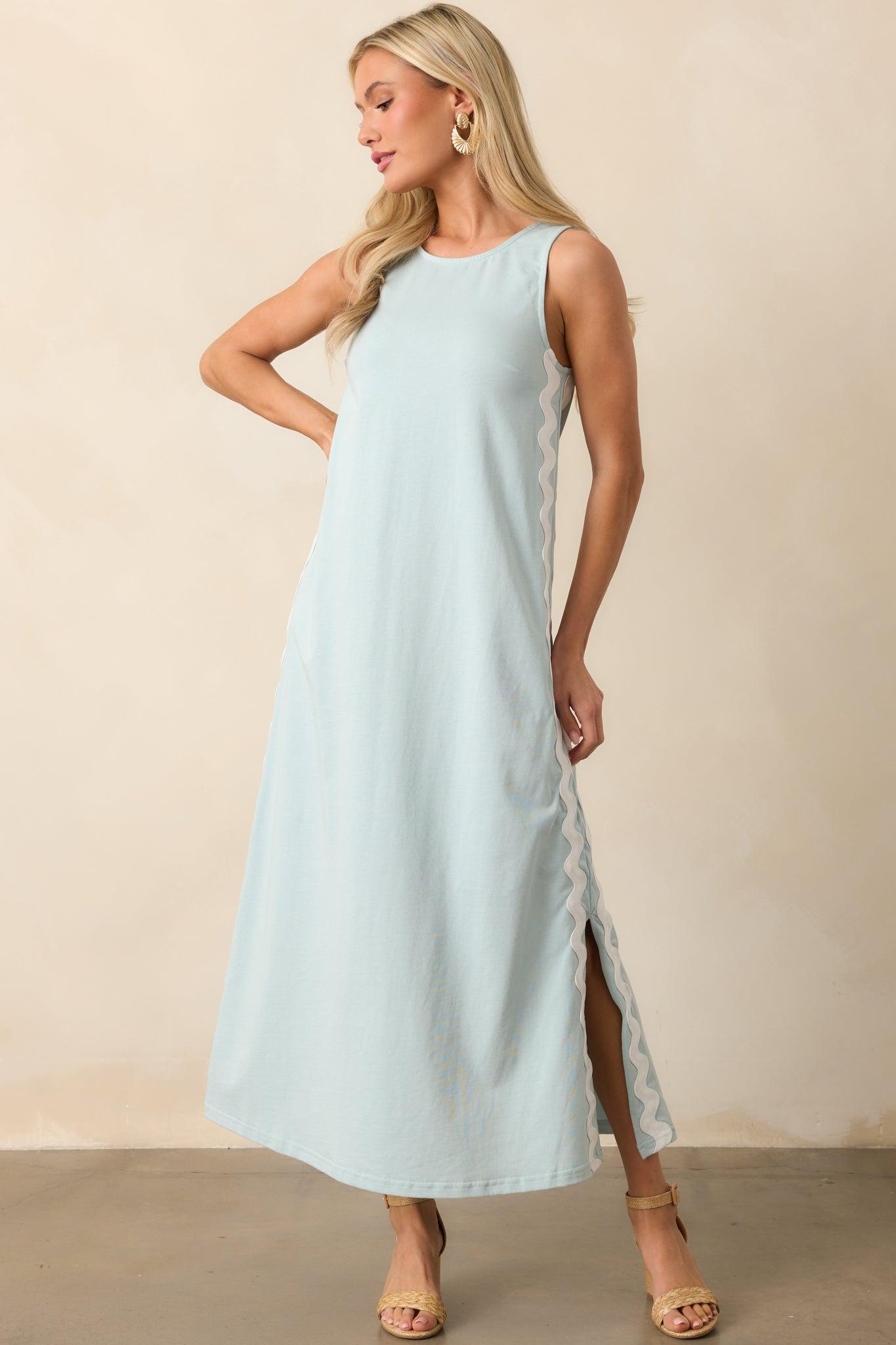 Dawn Ancient Waters Cotton Maxi Dress Product Image