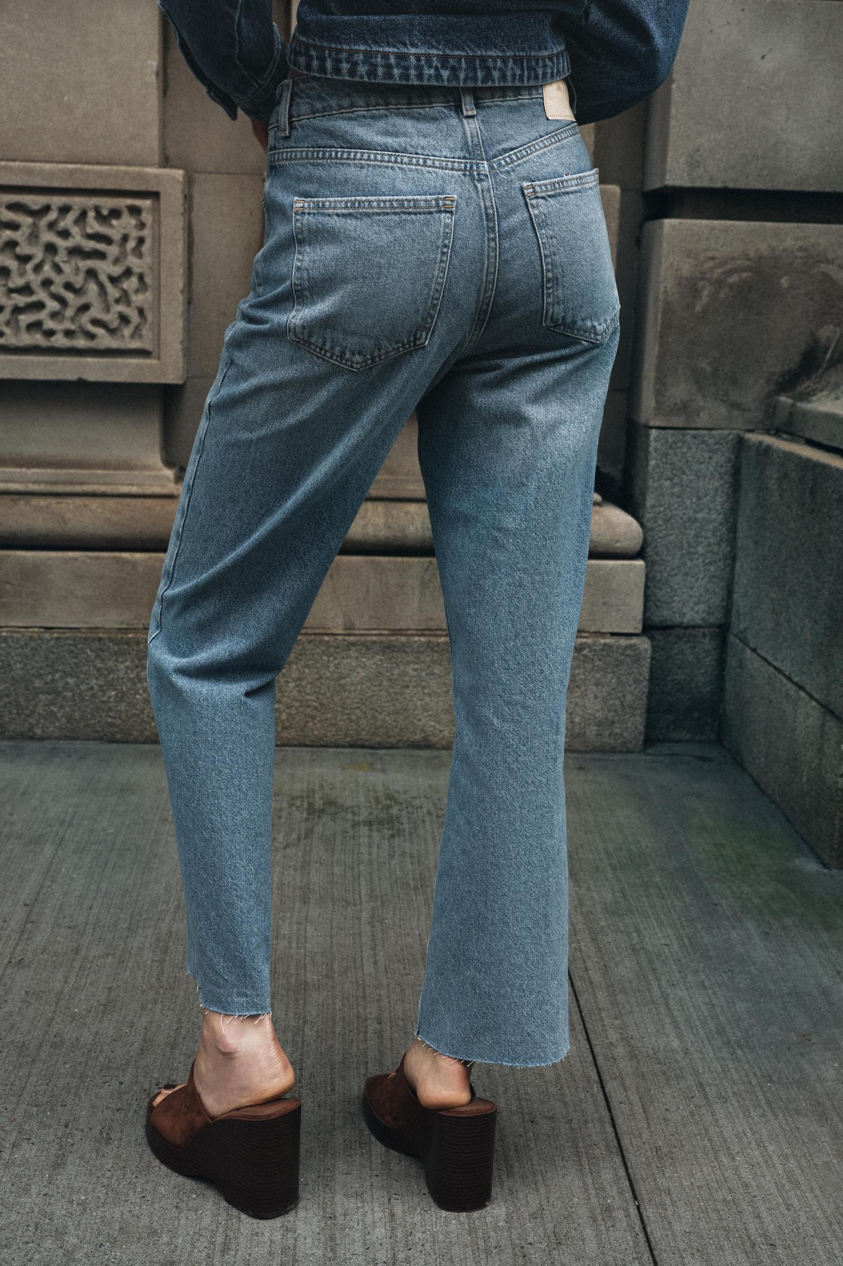 Z.02 HIGH WAIST STRAIGHT ANKLE JEANS Product Image