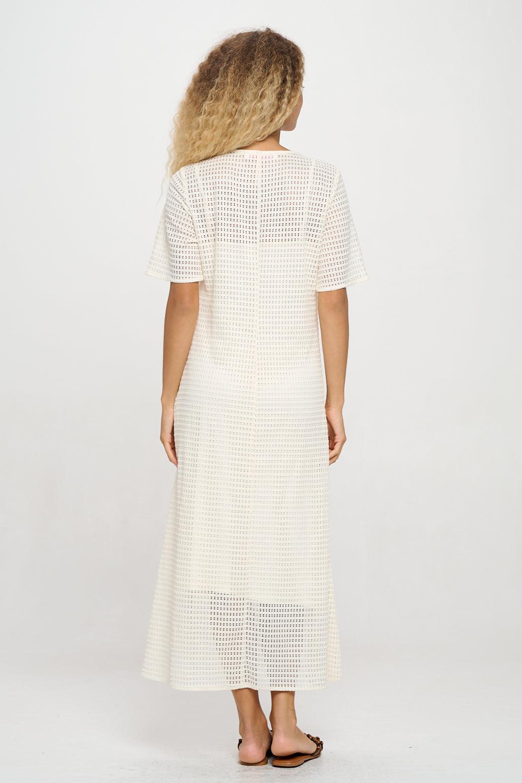 Vanila Honeycomb Maxi Dress Product Image