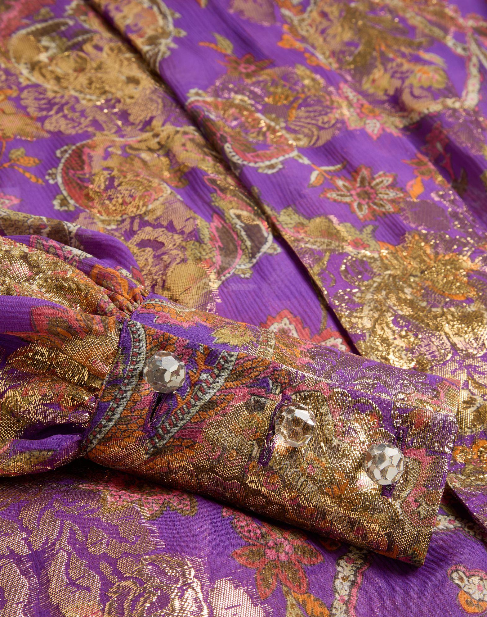 Top In Fil Coupe' Lame' Cashmere Apres L'Hiver  Product Image