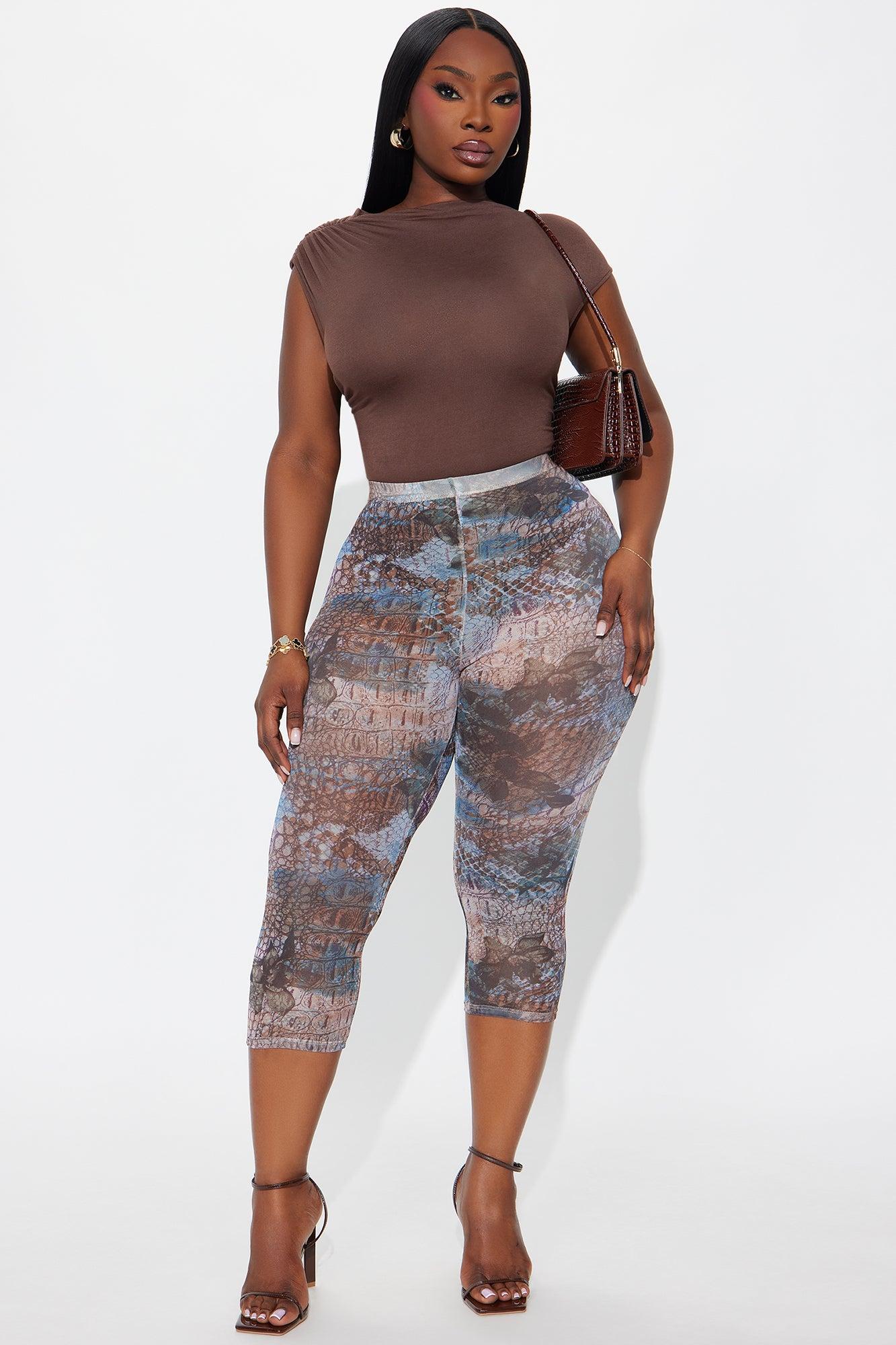 Lucy Ruched High Neck Bodysuit - Chocolate Female Product Image