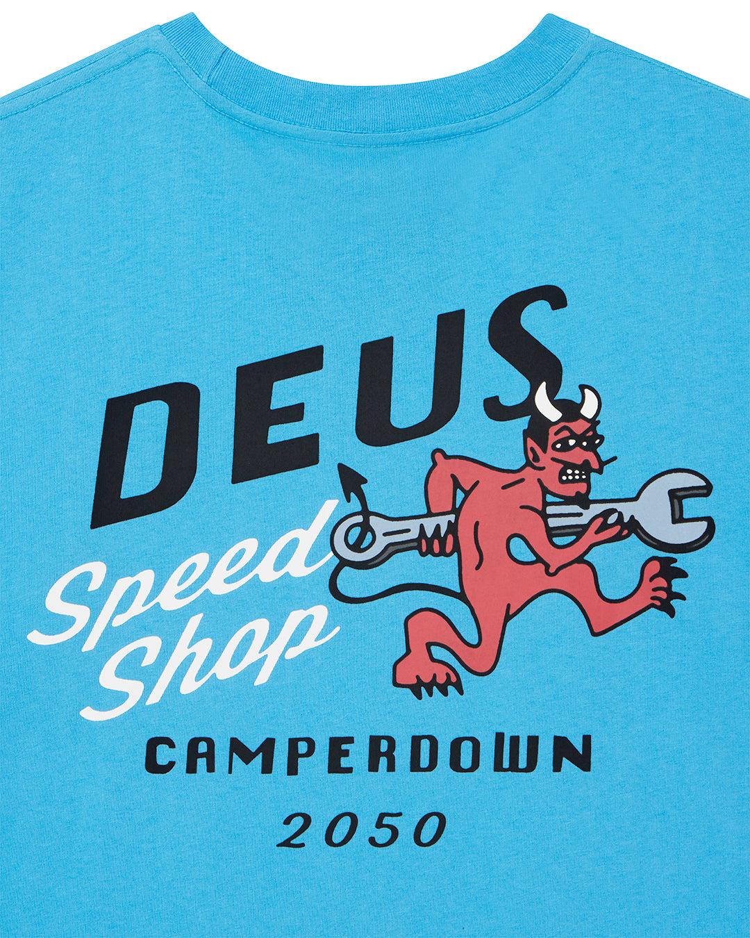 Dogleg Tee - Bonnie Blue Product Image