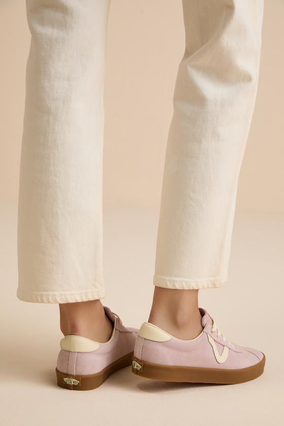 Sport Low Sepia Rose Suede Lace-Up Sneakers Product Image