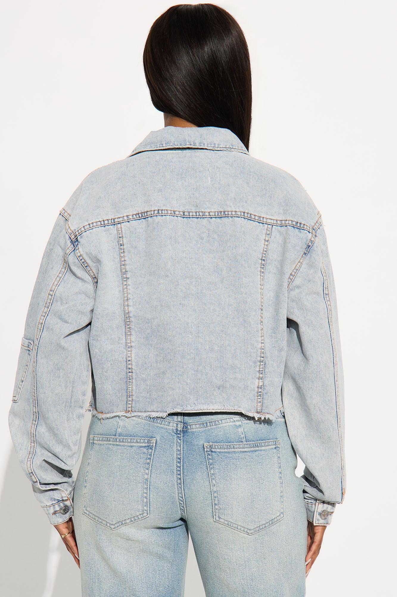 Best You Had Denim Trucker Jacket - Light Wash Female Product Image