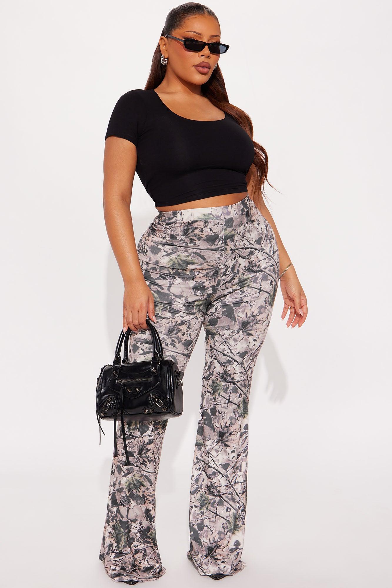 Take A Hike Camo Flare Pant 34 - Camouflage Female Product Image
