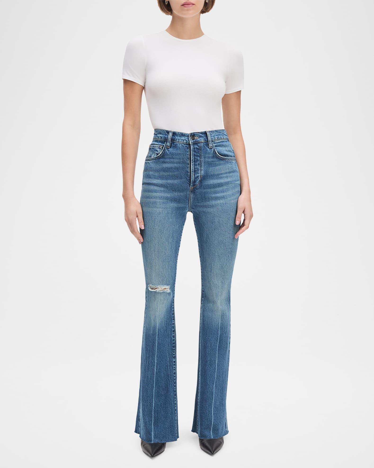 The Valentina Super-High Rise Flare Jeans Product Image