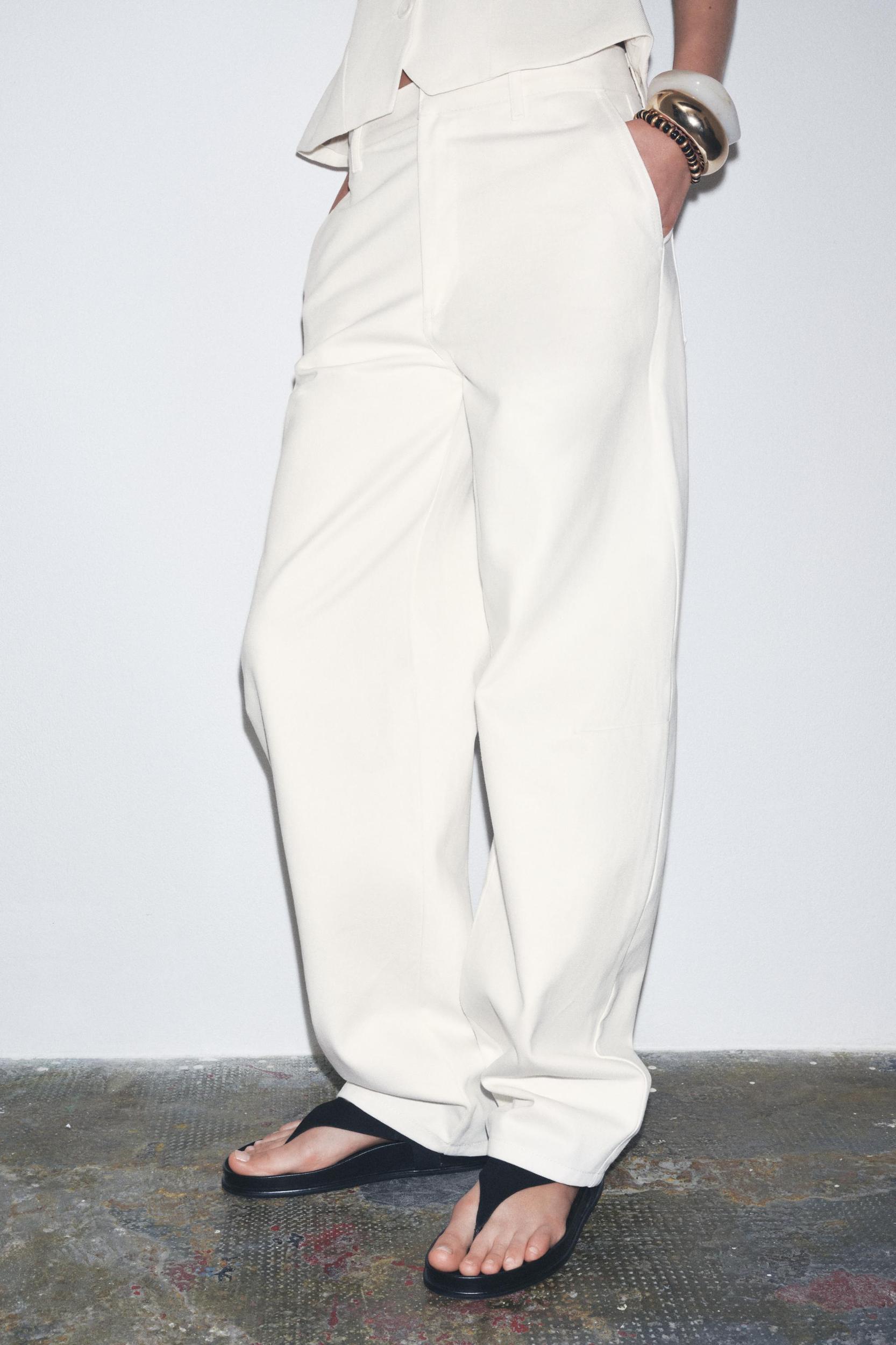 ZW COLLECTION COTTON PANTS Product Image