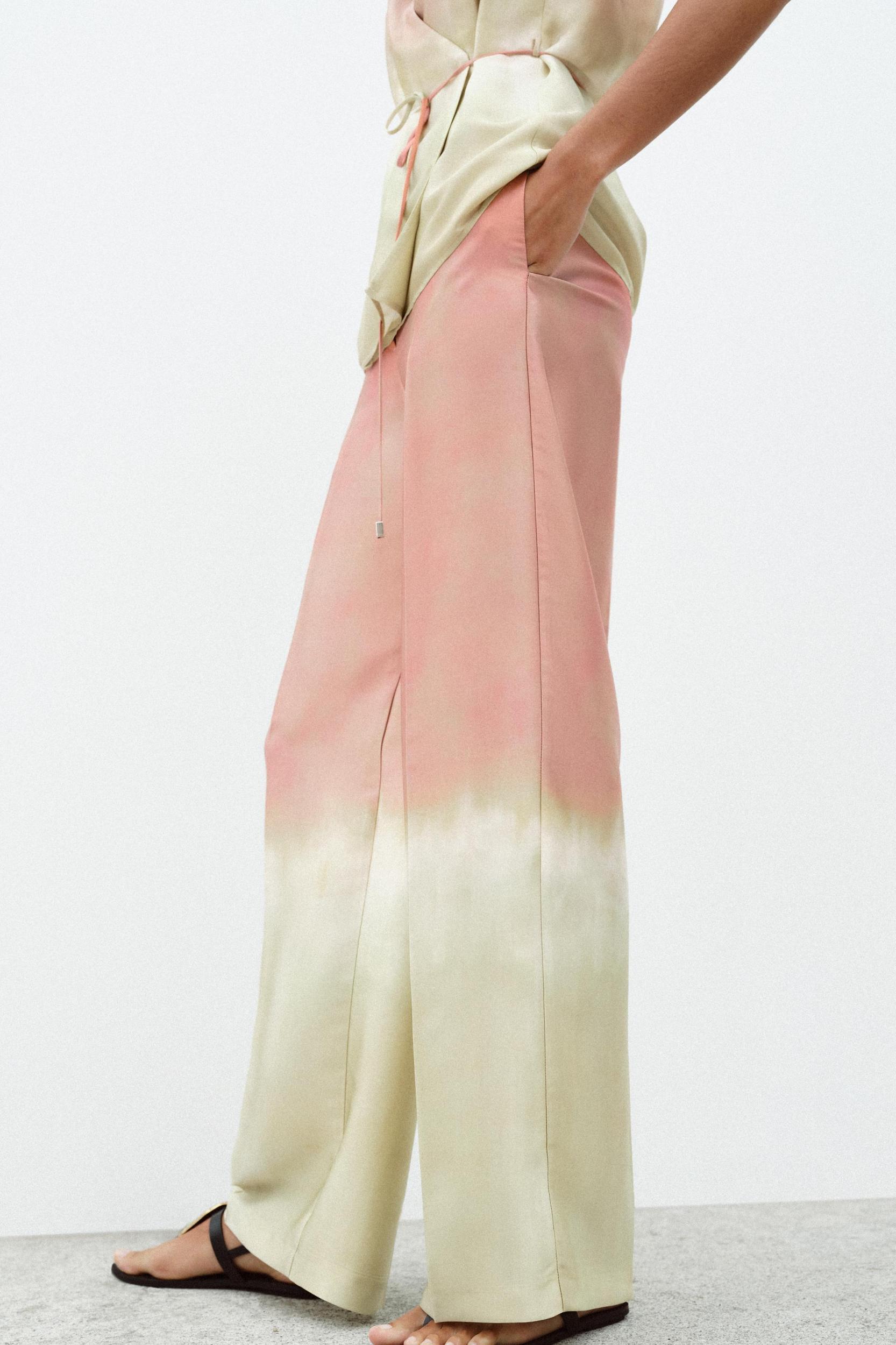 TIE DYE PRINT PANTS Product Image