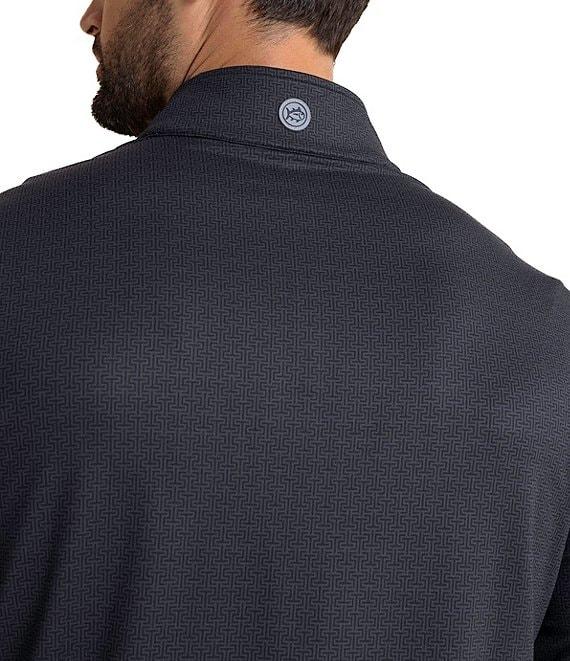 Southern Tide Performance Stretch Cruise Geo Print Quarter-Zip Pullover Product Image