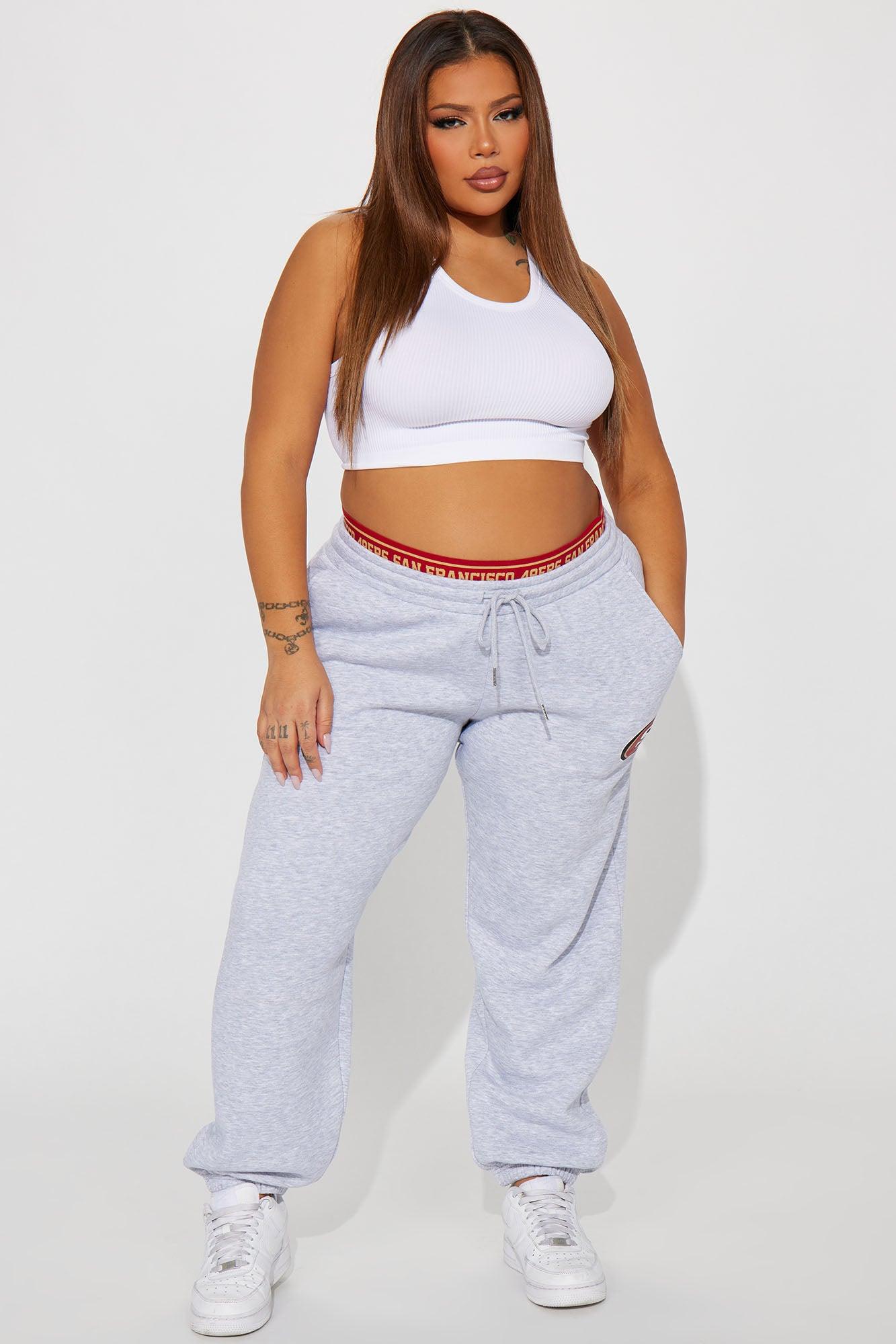 49ers Raise The Bar Sweatpant - Heather Grey Female Product Image