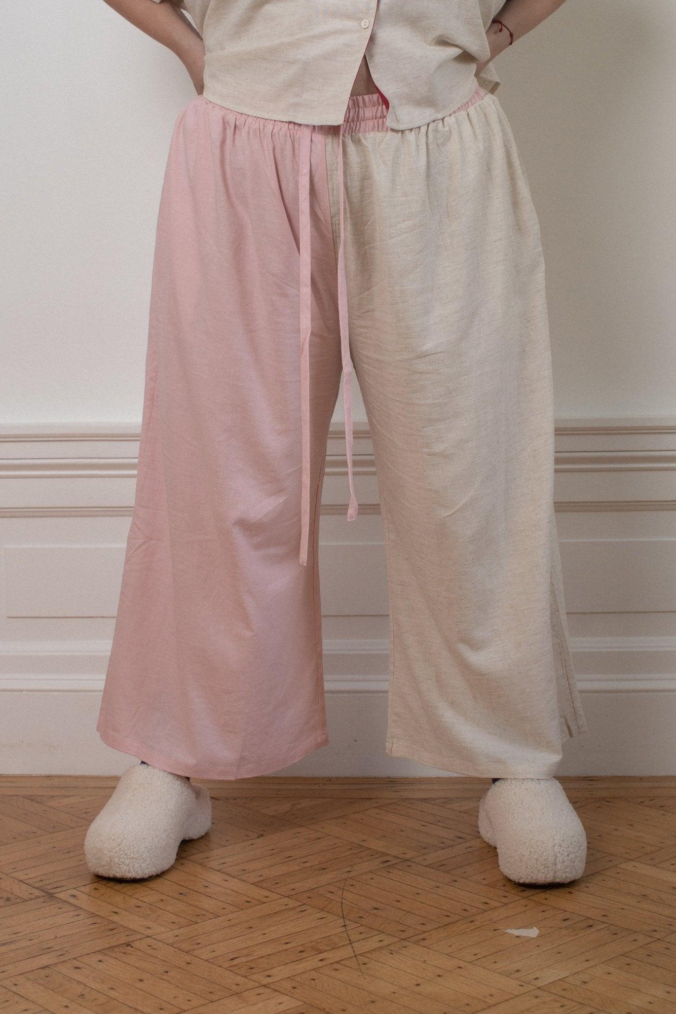 Lounge Pants - Blush Block Product Image