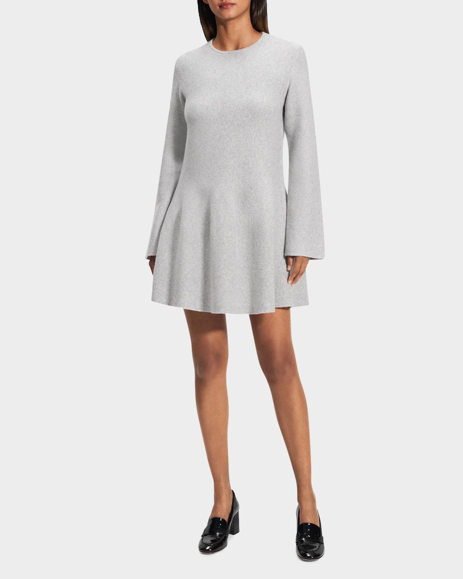 Wool-Cashmere Flounce Dress Product Image