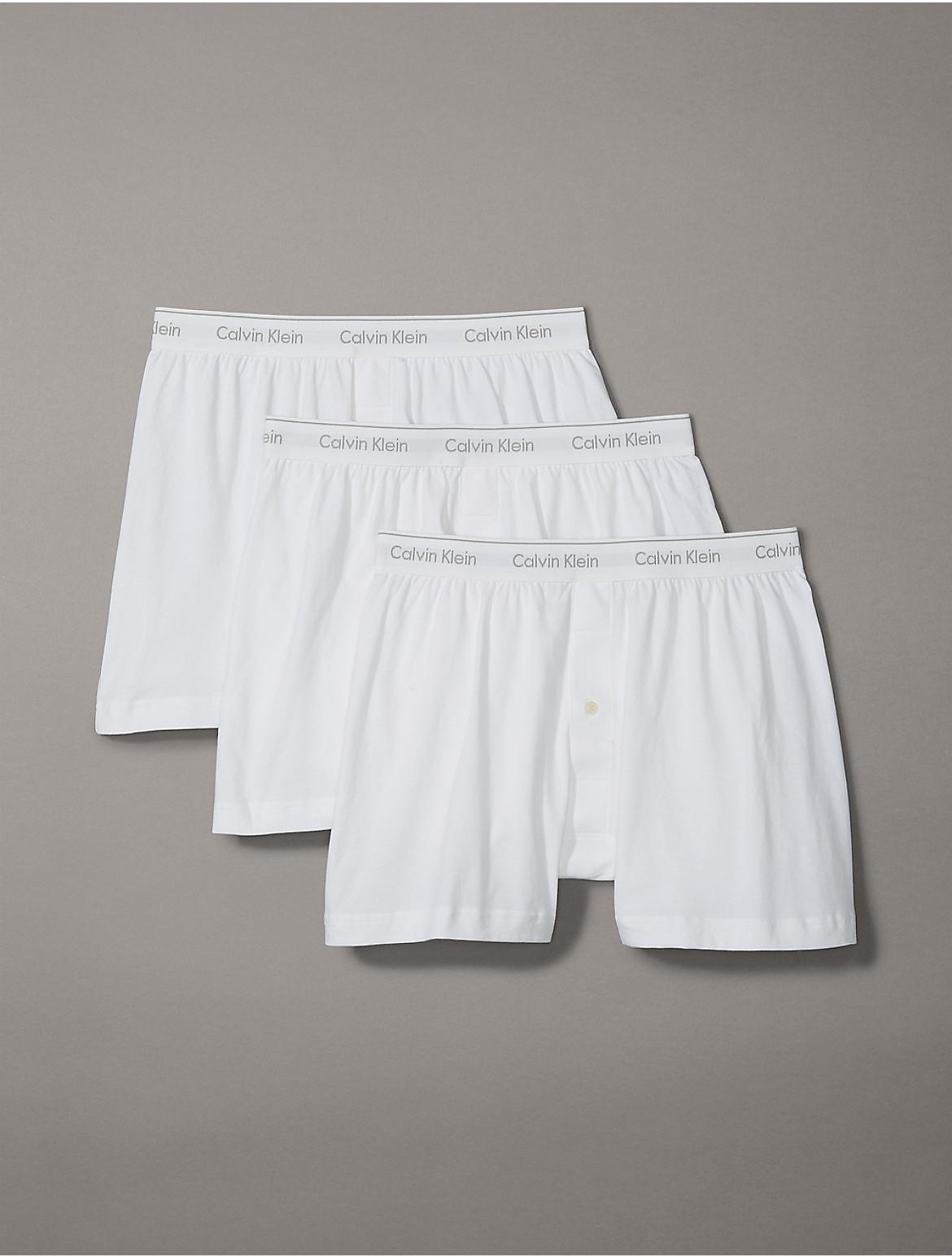Calvin Klein Mens Cotton Classics 3-Pack Knit Boxer Product Image
