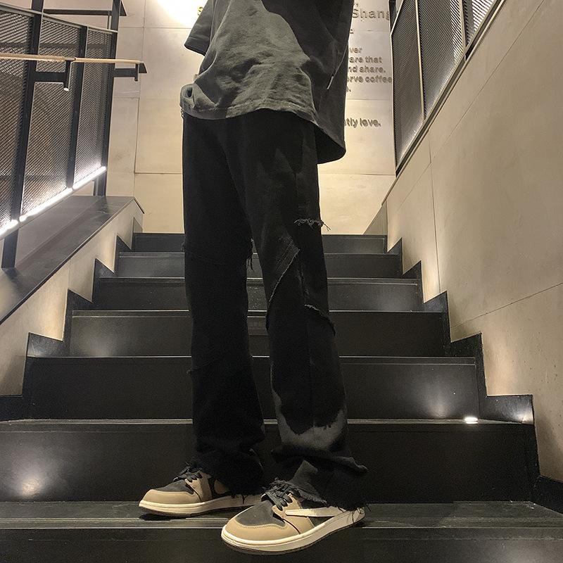 Sopula Street Slim Fit Raw Edge Bootcut Jeans Product Image