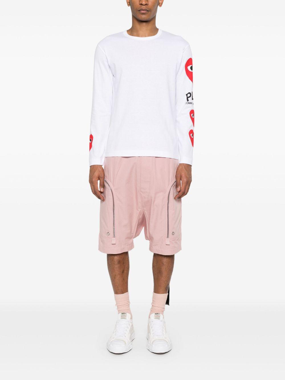 heart-print T-shirt Product Image