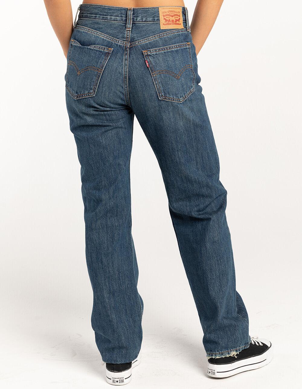 LEVI'S Low Pro Womens Jeans - No Words - DARK VINTAGE Product Image