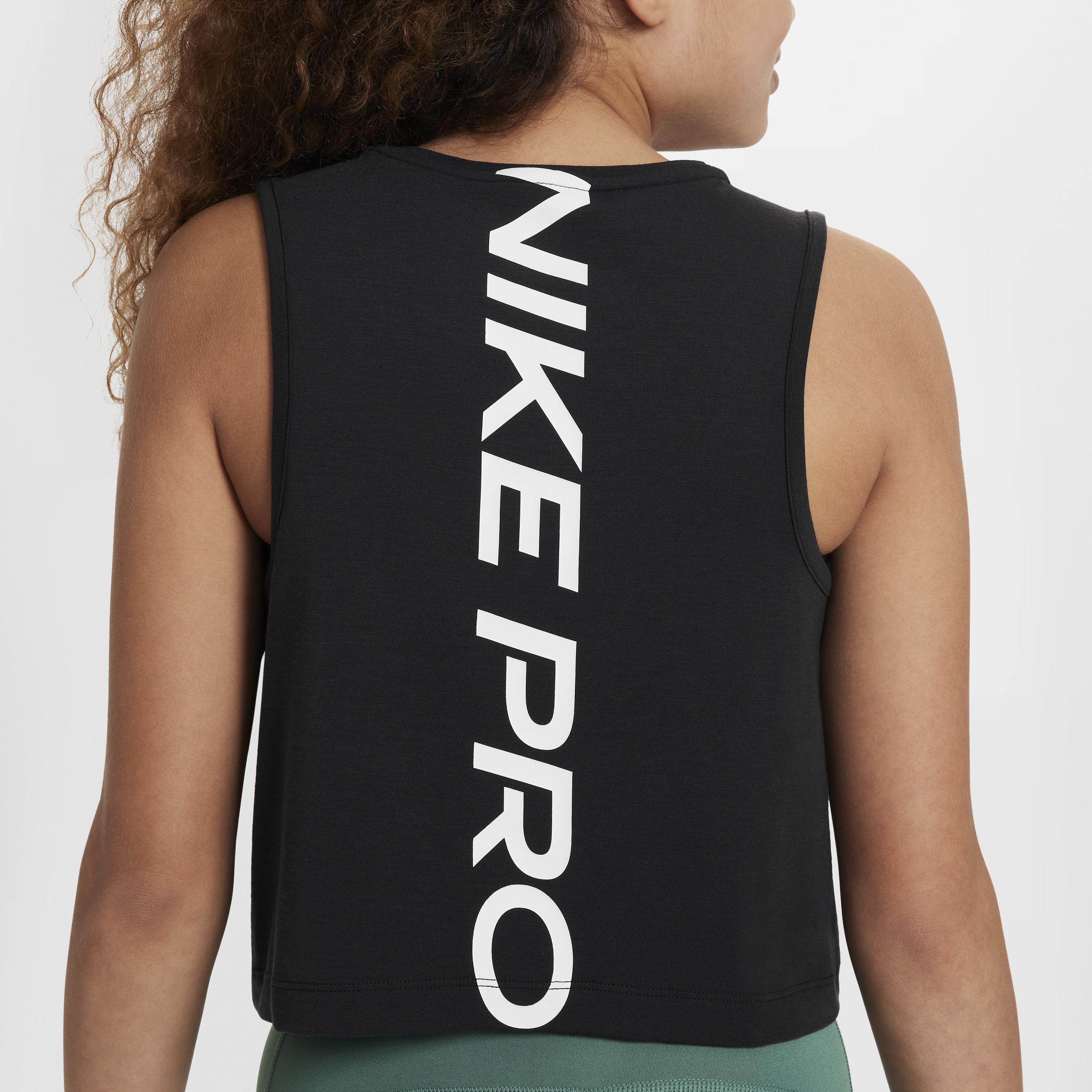 Womens Nike Pro Girls Dri-FIT Training Tank Top | FV2422-010 Product Image