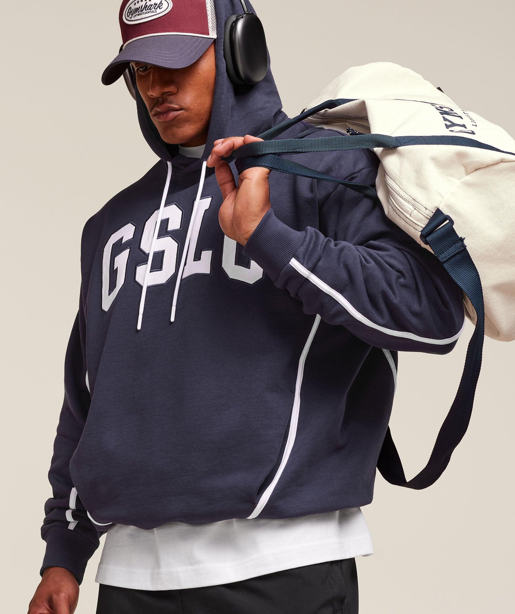 Gymshark GSLC Hoodie - Heavy Blue Male Product Image