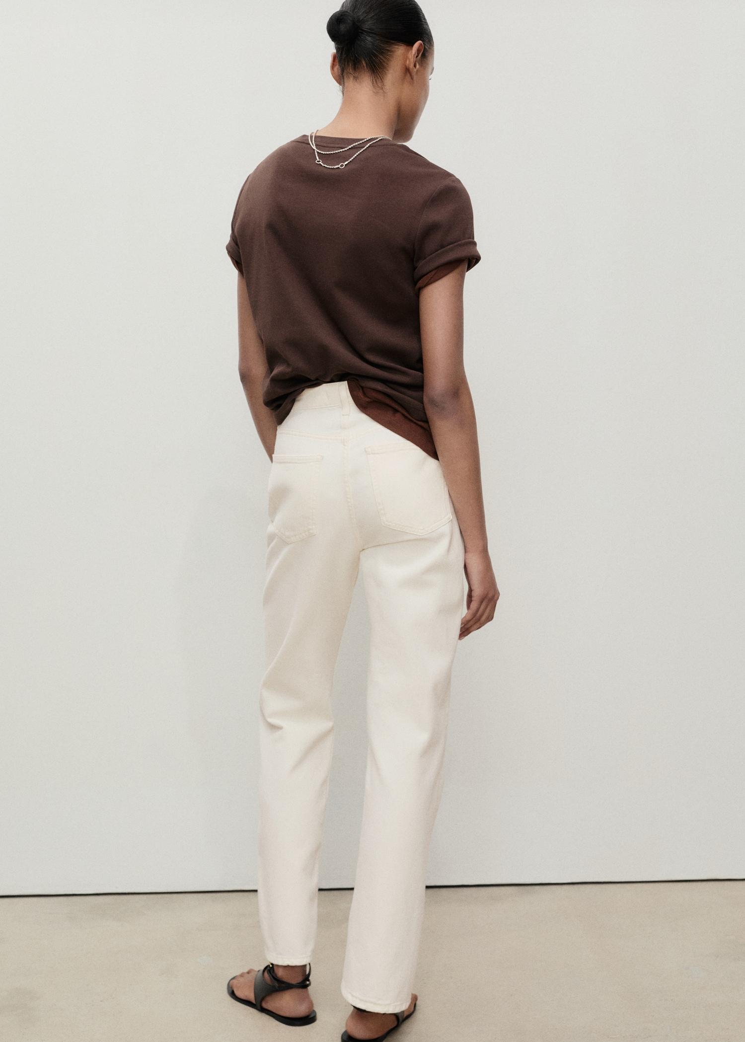 Matilda medium-rise straight-fit jeans - Women | MANGO USA Product Image