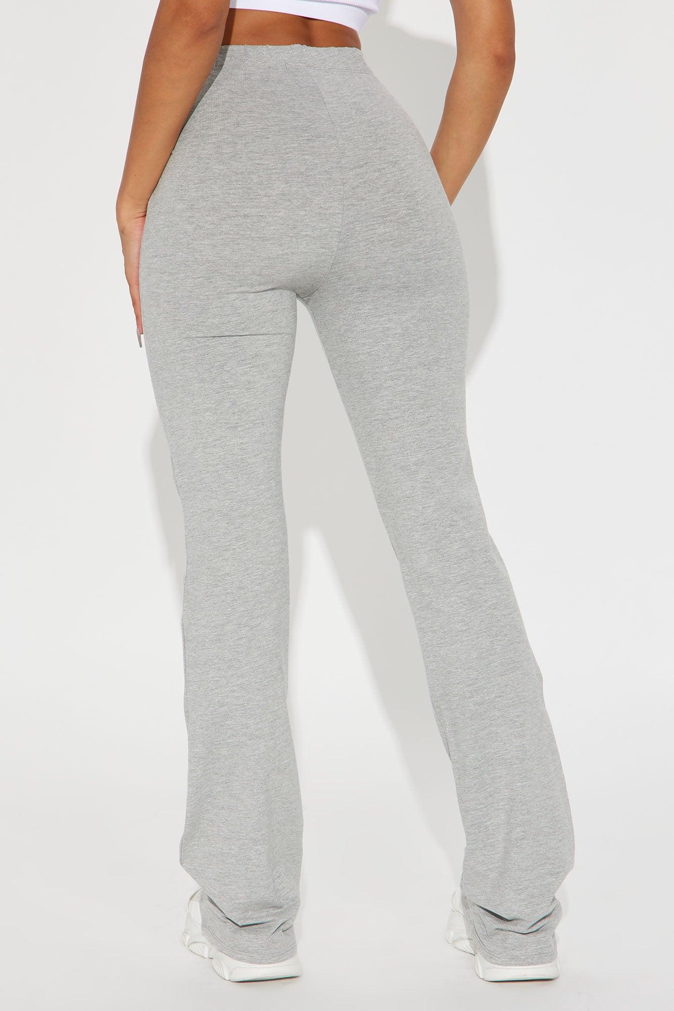 Adriana Flare Pant - Heather Grey Product Image