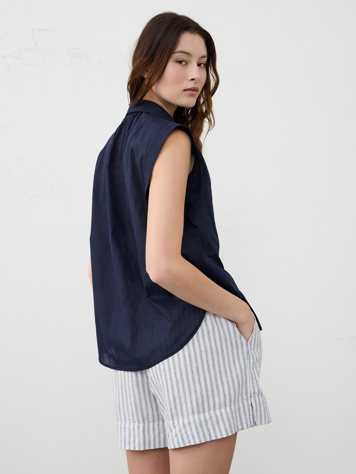 Soft Gathered Voile Shirt Product Image
