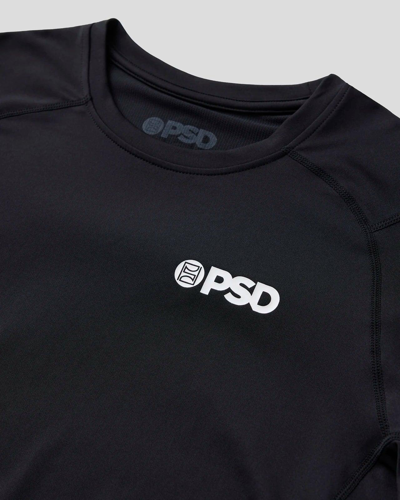 Compression Tee Long Sleeve - Black Male Product Image