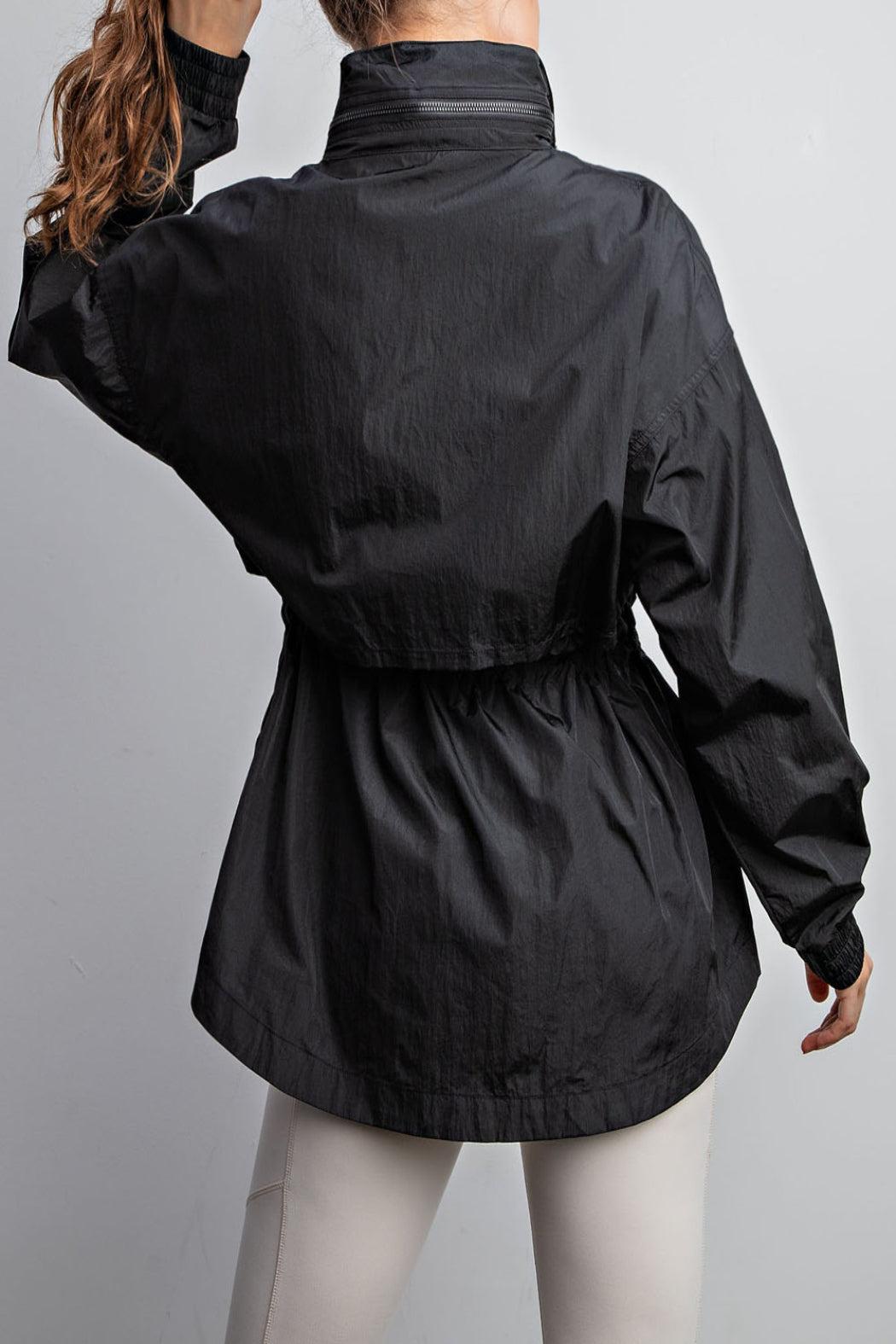 Oversized Parachute Full Zipper Jacket Product Image