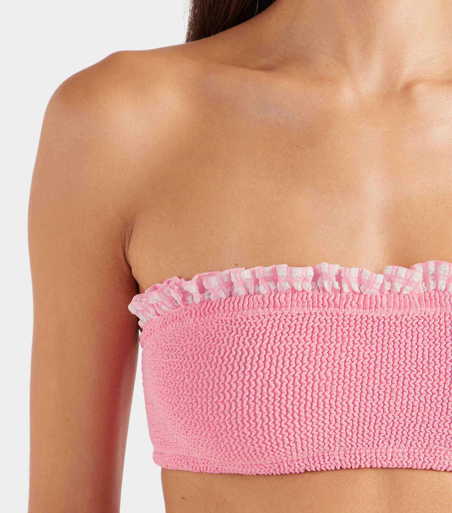 Peggy Bikini - Milkshake  Gingham Product Image