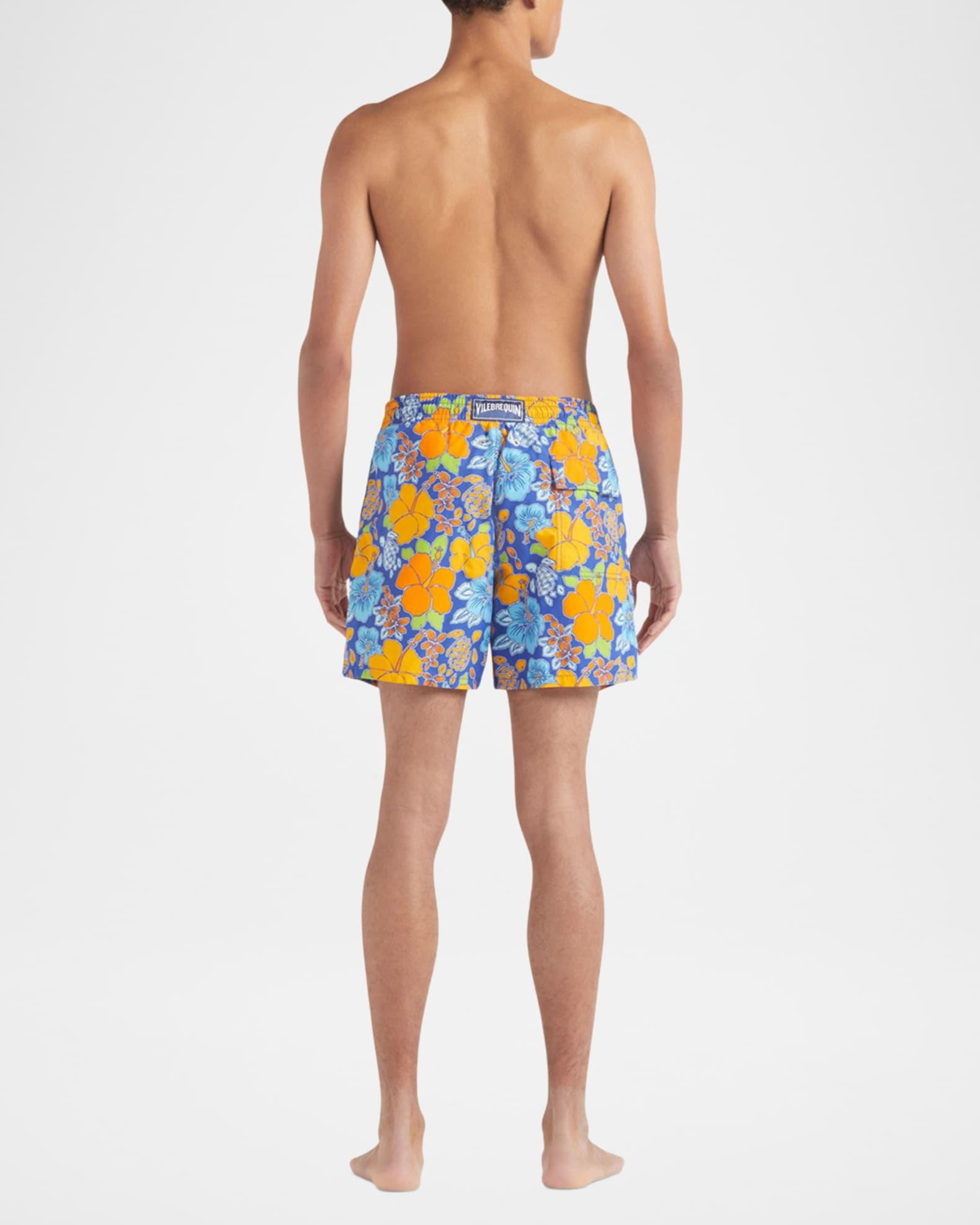 Men's Tropical Turtle Swim Trunks Product Image