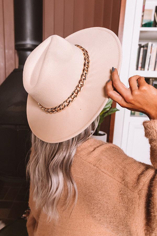 Love Of Lattes Felt Fedora In Ivory Product Image