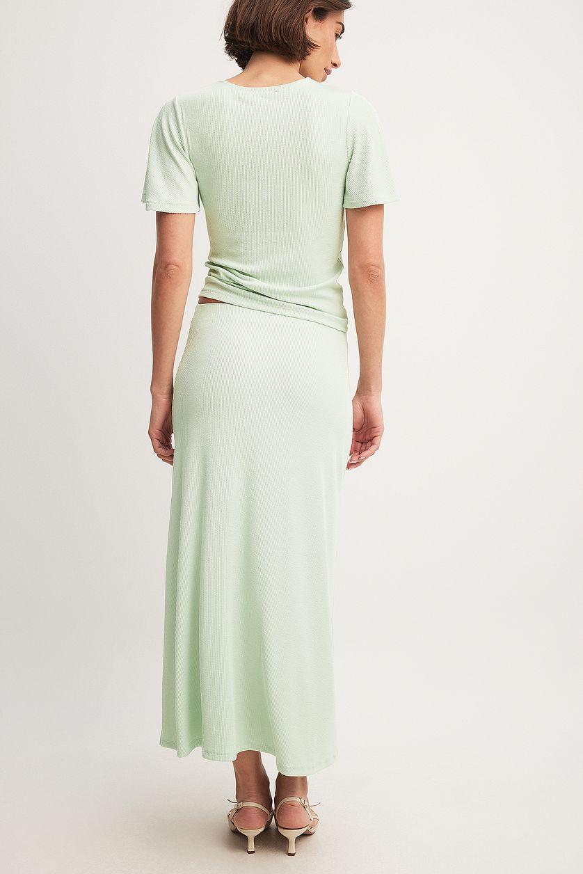 Soft Rib Midi Skirt Product Image