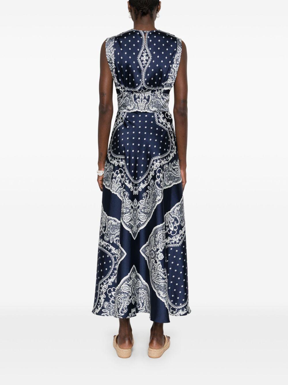 paisley-print maxi dress Product Image