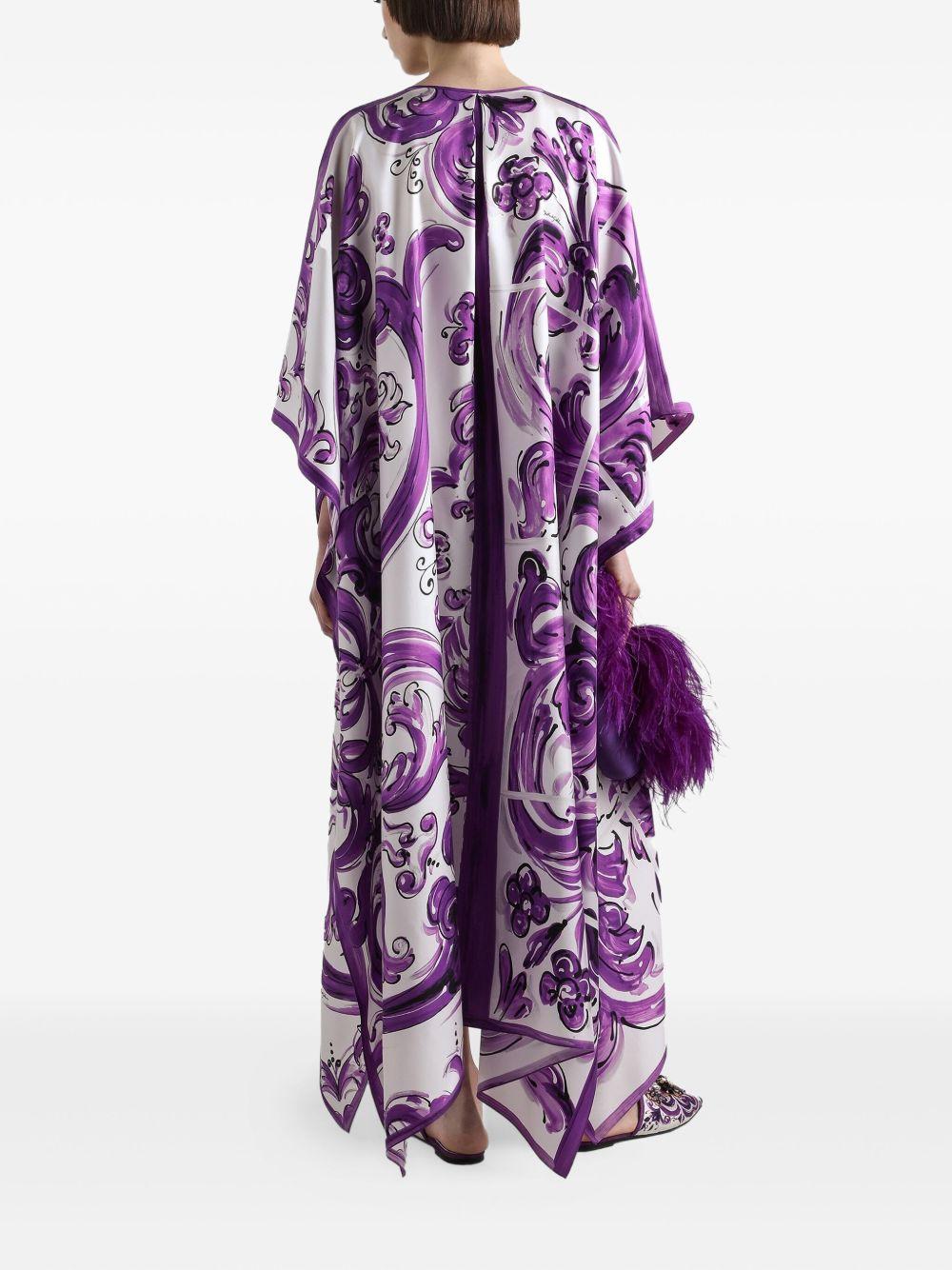 Majolica-print dress Product Image