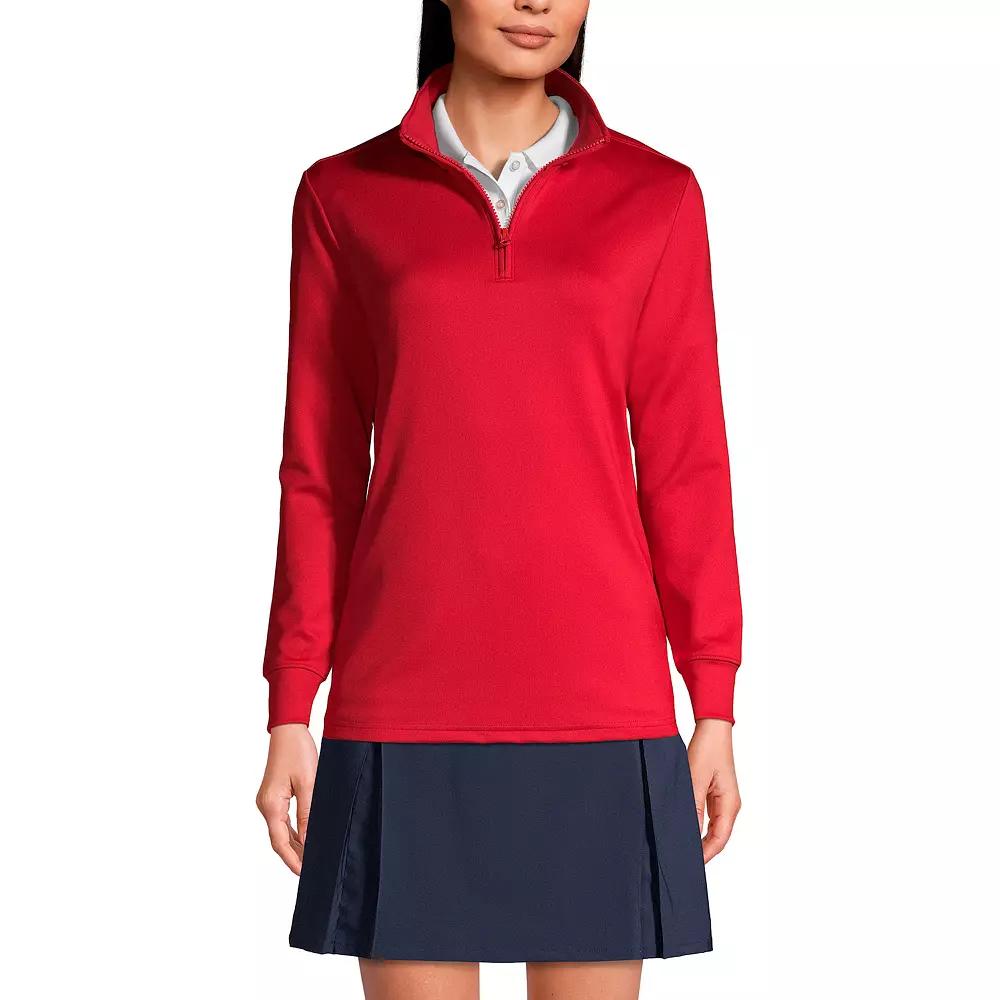 Women's Lands' End Quarter Zip Pullover,  Product Image