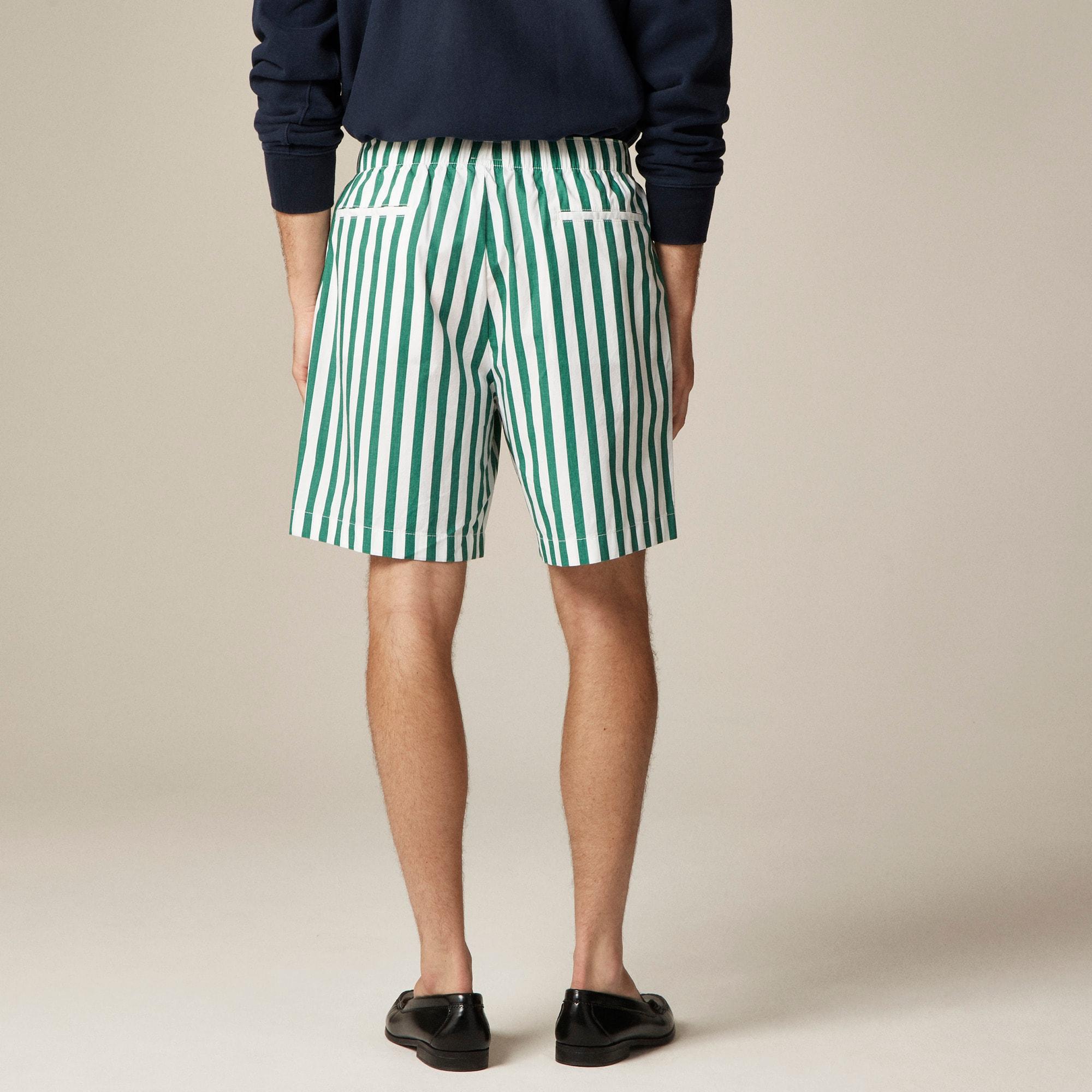 8" Relaxed cotton poplin short Product Image