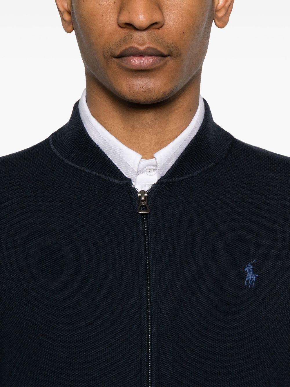 zip-up cardigan Product Image