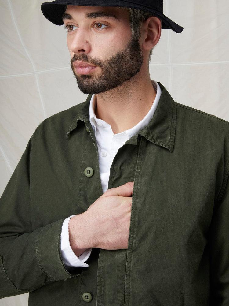 CONTRAST SHIRT JACKET (SEASONAL) Product Image