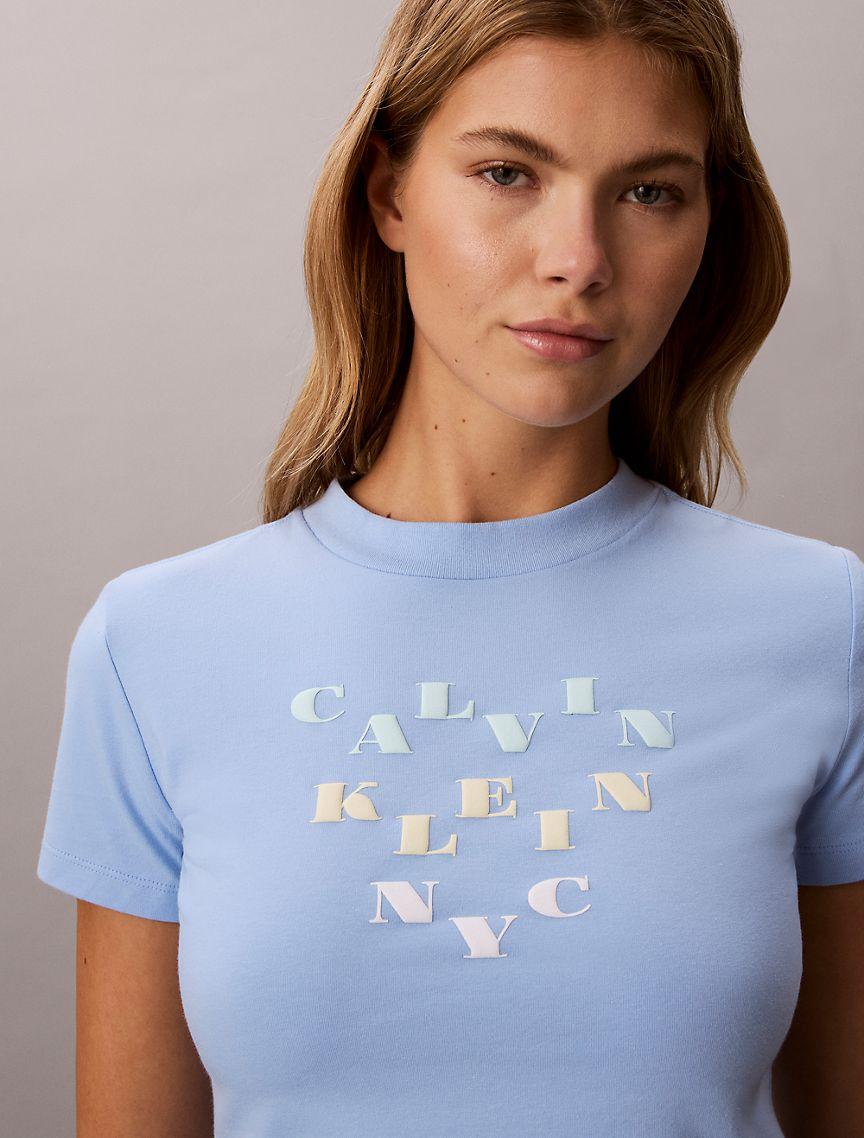 Slim Tiered Logo Graphic Tee Product Image