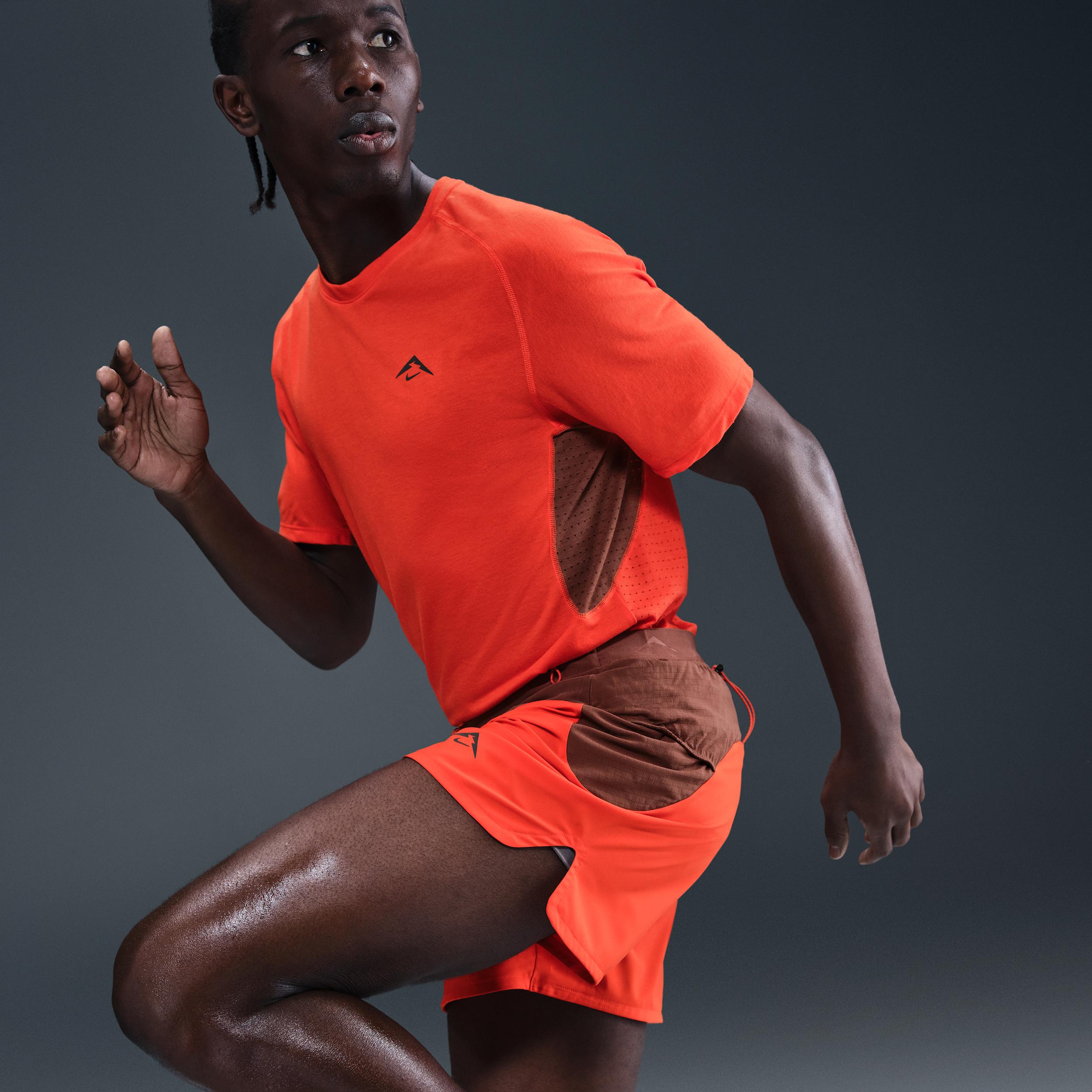 Nike Mens Trail Second Sunrise 5 Dri-FIT ADV Brief-Lined Running Shorts | HJ3572-633 Product Image