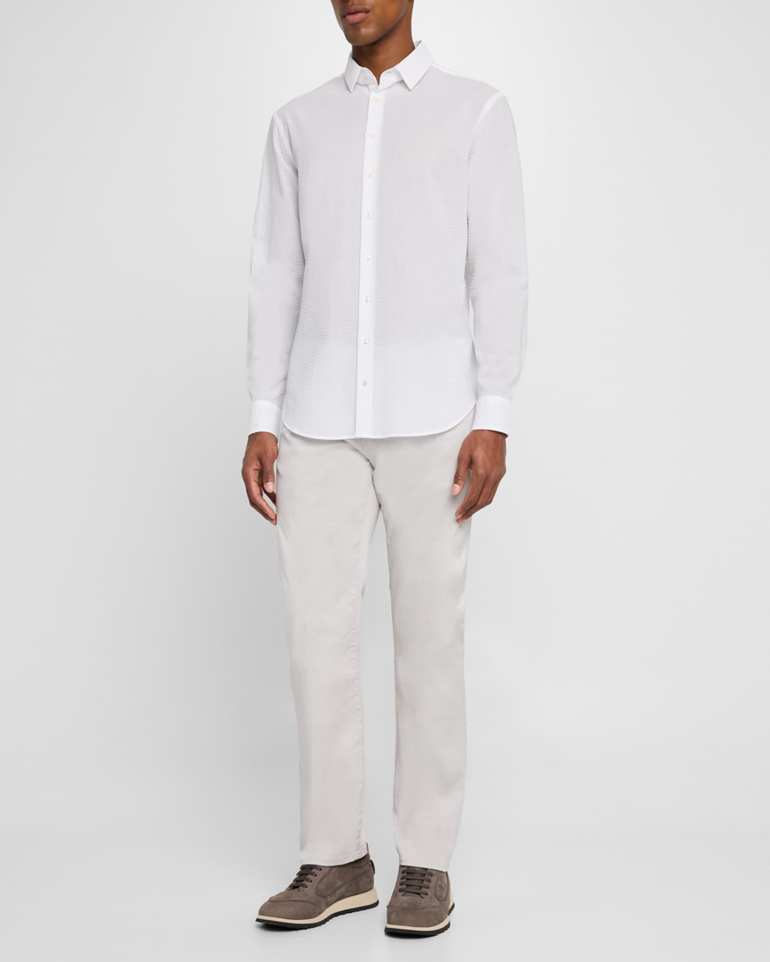 Men's 5-Pocket Stretch Cotton Pants Product Image