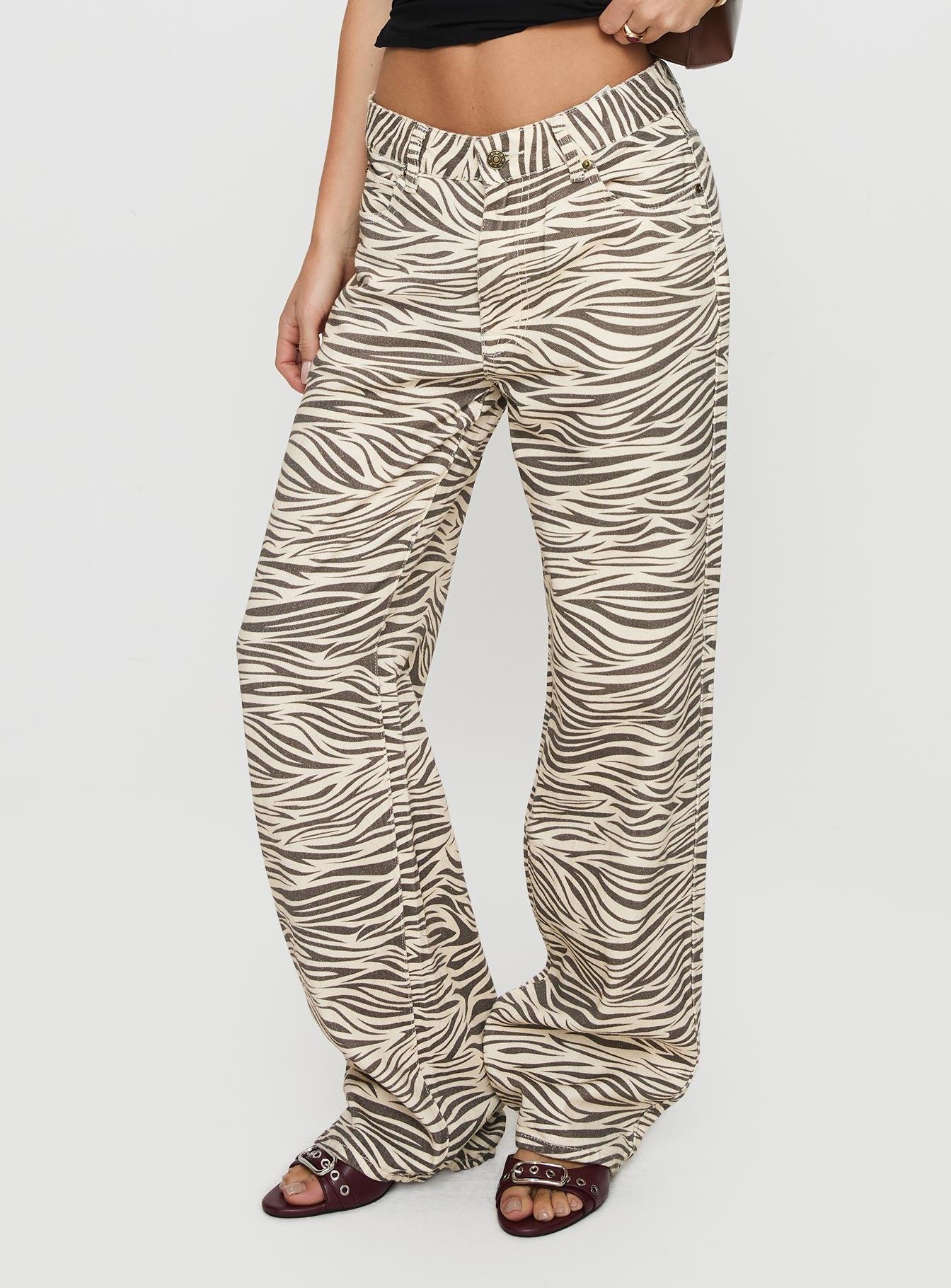 Top Model Jean Zebra Product Image