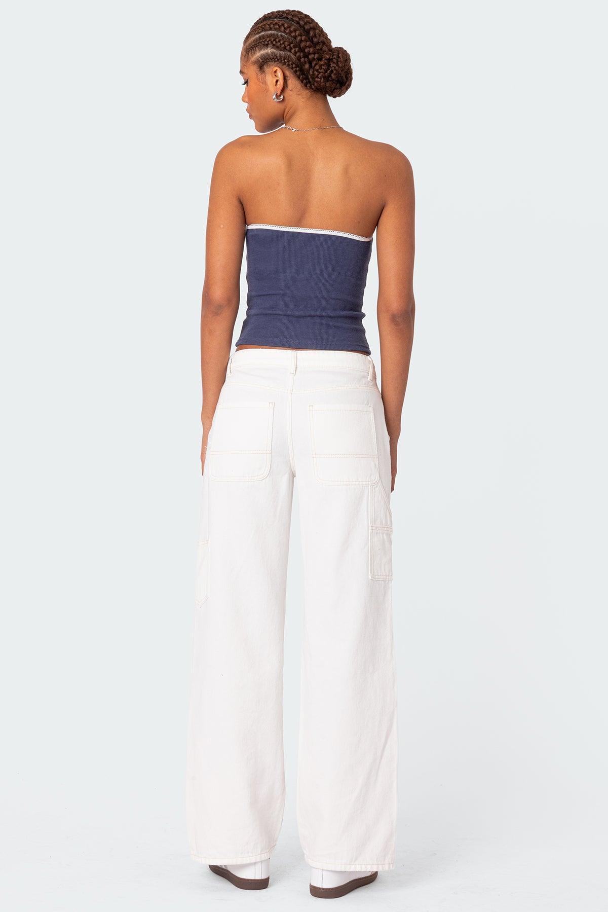 Ayla Low Rise Baggy Carpenter Jeans Product Image