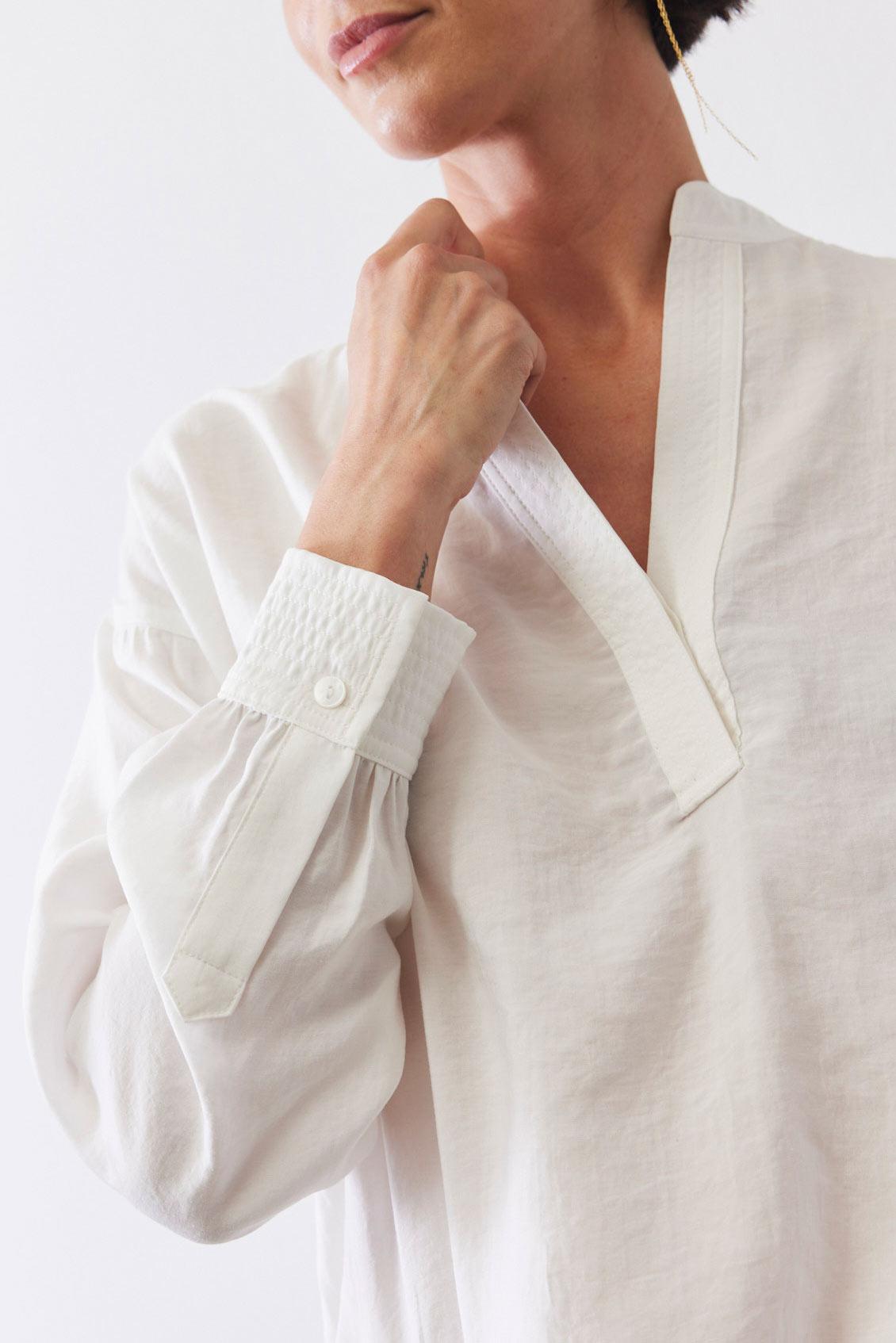 Not Too Loose Light Poplin Blouse Product Image