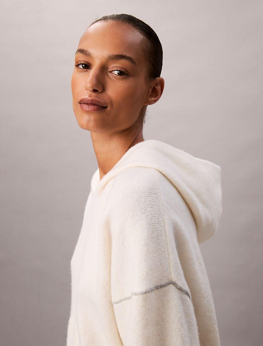 Plush Sweater Lounge Hoodie Product Image