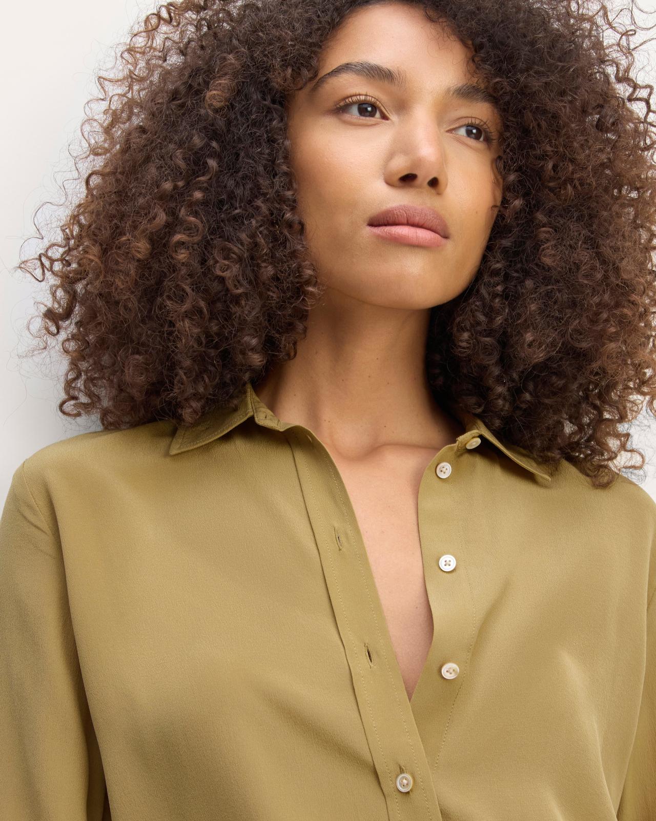 The Must-Have Shirt in Washable Silk Product Image